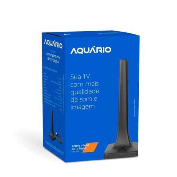 Antena Interna TV Digital DTV-200 2,5m Aquário