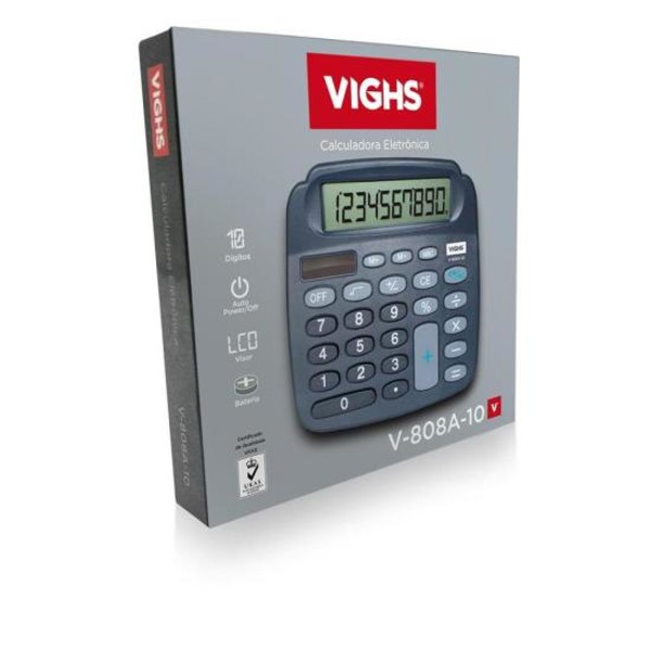 Calculadora de Mesa Vighs V-808A-10 10 Dígitos