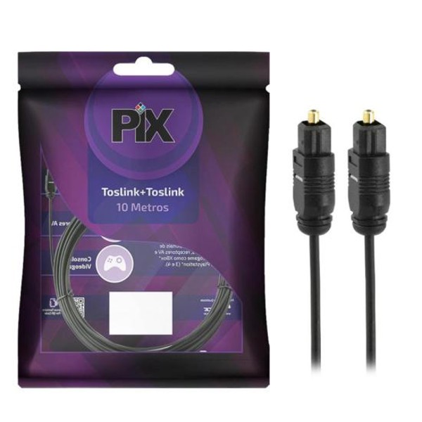 Cabo Optico Toslink 10m Pix