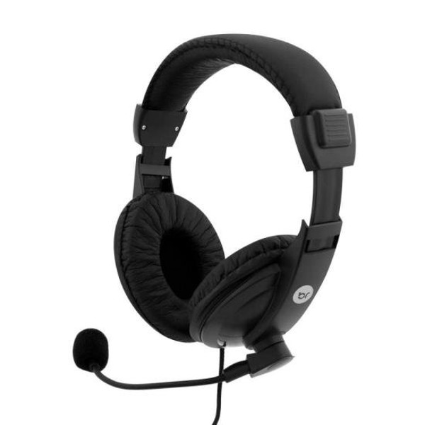 Headset Office Com Microfone Bright P2
