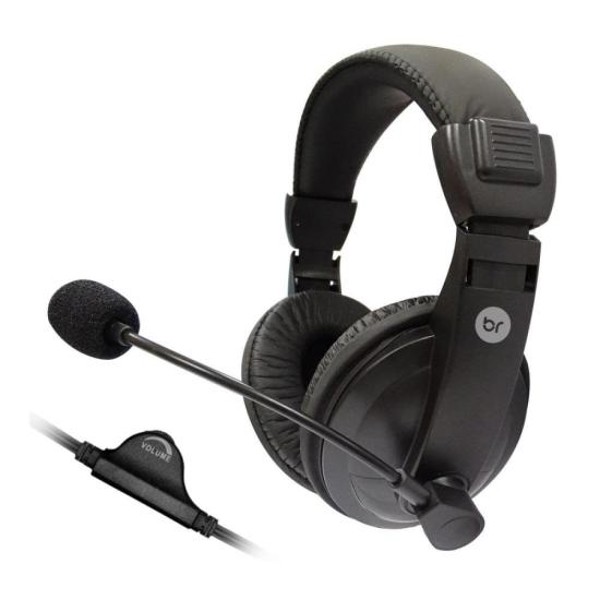 Headset Office Com Microfone Bright P2