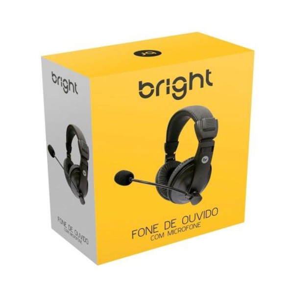 Headset Office Com Microfone Bright P2