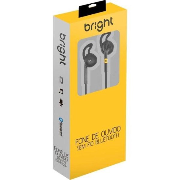 Fone De Ouvido Bright Bluetooth Preto