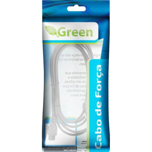 Cabo de Força Tripolar 10a 1.5m Green