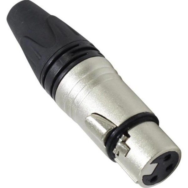 Conector XLR(F) 3 Pólos Datalink - PCT / 5