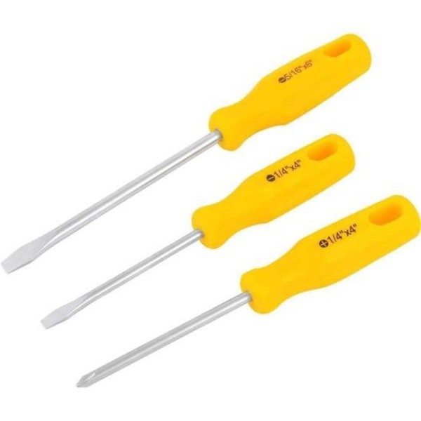 Jogo de Chaves de Fenda/Phillips Com 3 Peças Vonder