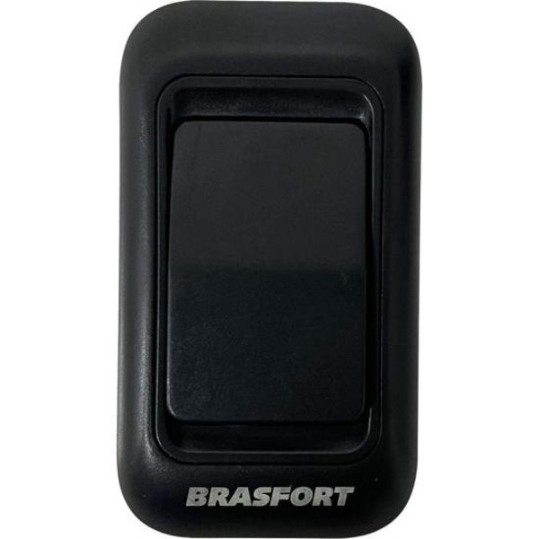 Botão de Campainha Sem Fio Brasfort Preto