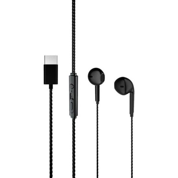 Fone de Ouvido Lecoo EH104 USB-C Preto