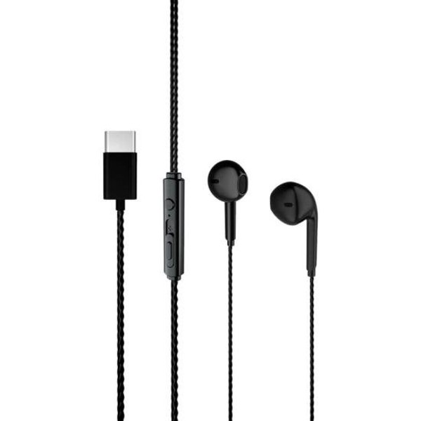 Fone de Ouvido Lecoo EH104 USB-C Preto