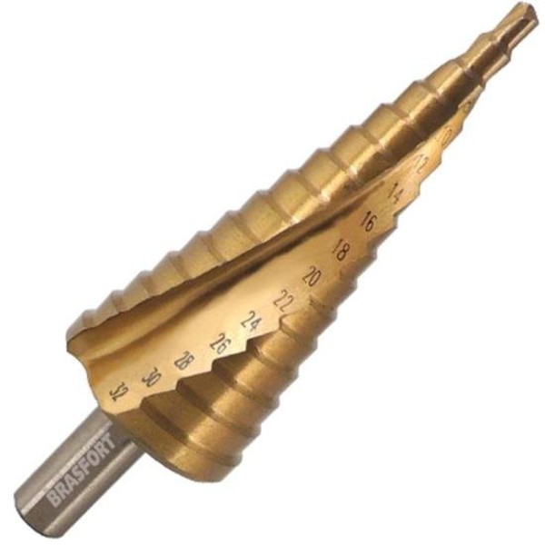 Broca Escalonada 4mm a 32mm Brasfort