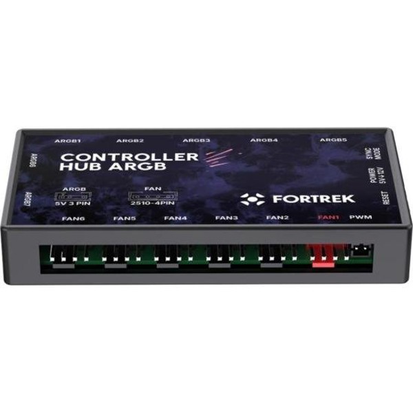 Controladora Fan Fortrek Controller Hub com Controle Remoto 7 Portas
