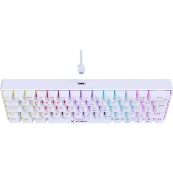 Teclado Gamer Mecânico Fortrek Gravity 65 Compact Switch Outemu Red