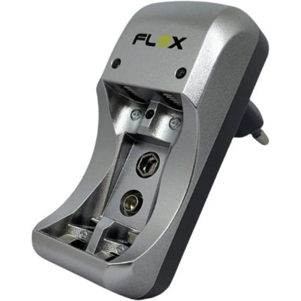 Carregador de Pilhas AA/AAA/9V FXC17 Bivolt Flex