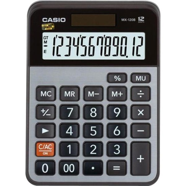Calculadora de Mesa Casio MX-120B 12 Dígitos Cinza