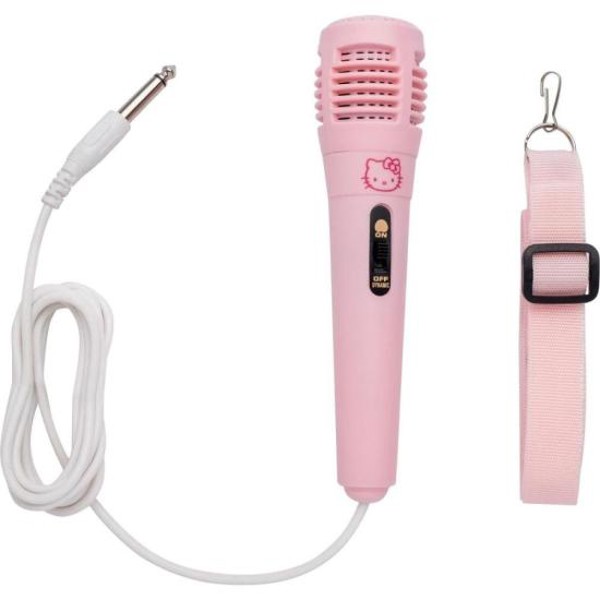 Caixa de Som Com Microfone Letron Hello Kitty 60w Rosa