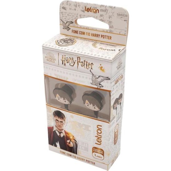 Fone de Ouvido Letron Harry Potter Preto