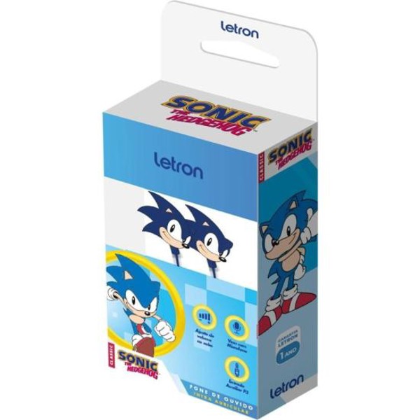 Fone de Ouvido Letron Sonic Azul