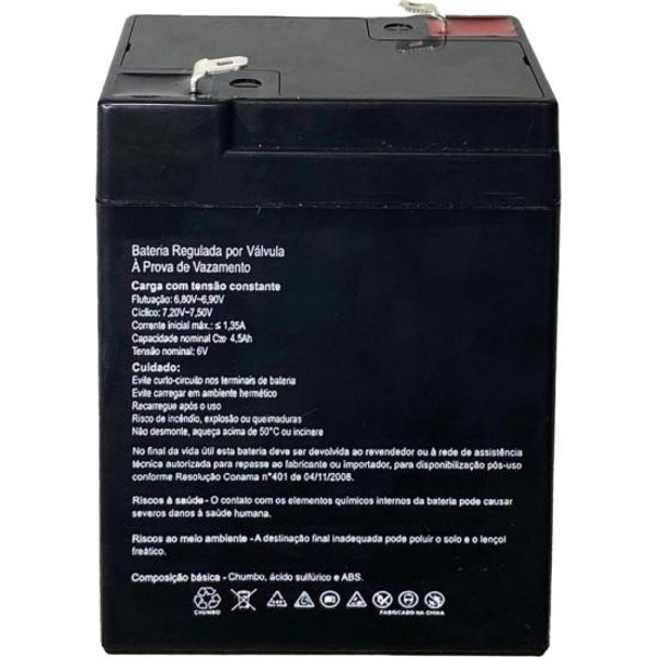 Bateria Selada 6V 4,5Ah SP6-4,5 SecPower