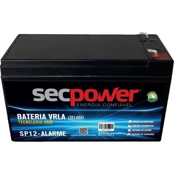 Bateria Selada 12V P12-Alarme SecPower