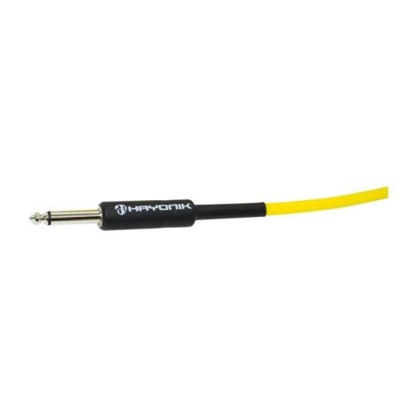 Cabo Para Instrumentos Player P10 x P10 3m Amarelo Hayonik