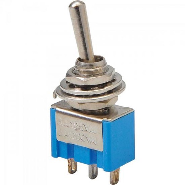 Chave Alavanca HH 3 Terminais ON/OFF CHVS0023 Azul STORM - PCT / 10