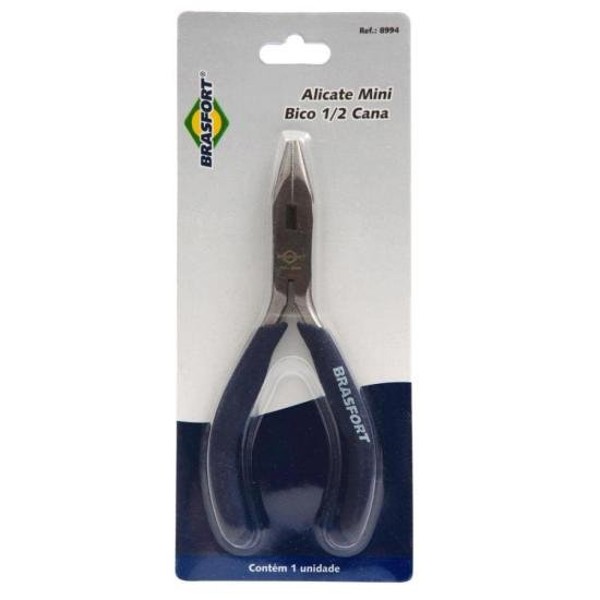 Alicate Mini Bico Meia Cana 6" Brasfort