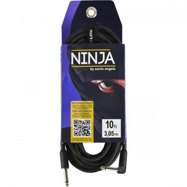 Cabo Para Instrumentos P10 x P10 90º 3,05m Ninja L Santo Angelo