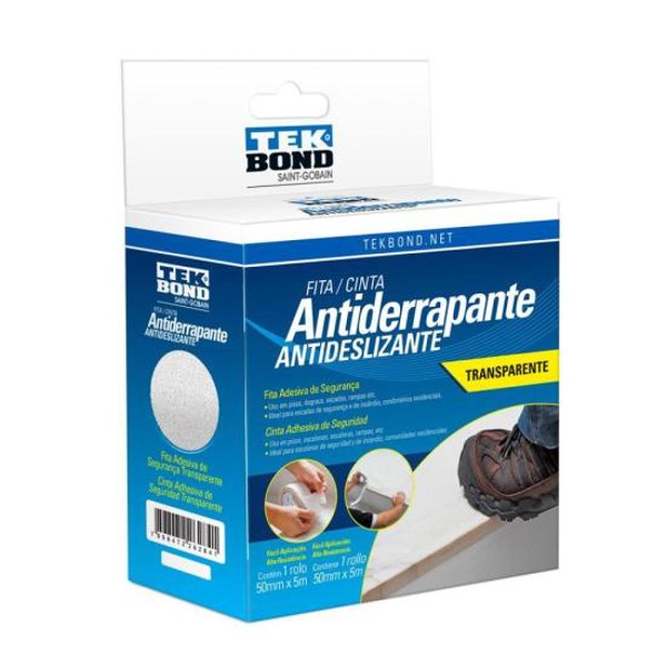Fita Antiderrapante 50mmx5m Transparente TEKBOND