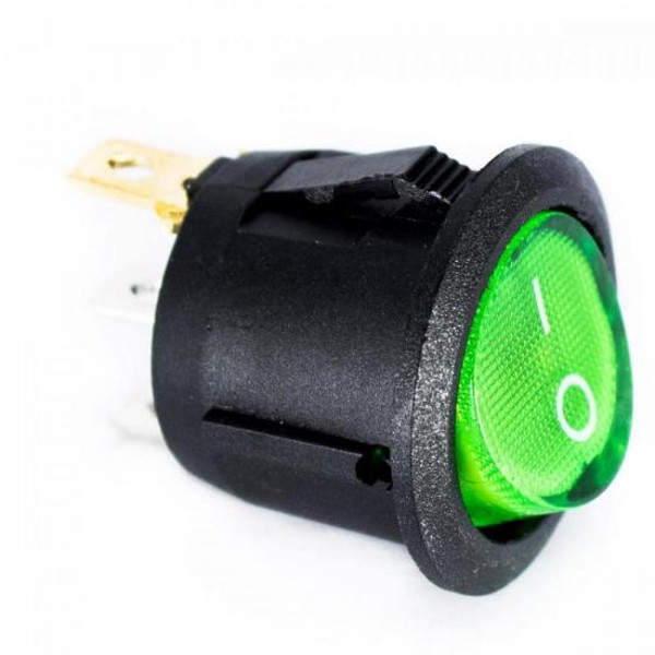 Chave Gangorra 6A 3 Terminais Verde CHVS0025 torm - PCT / 10