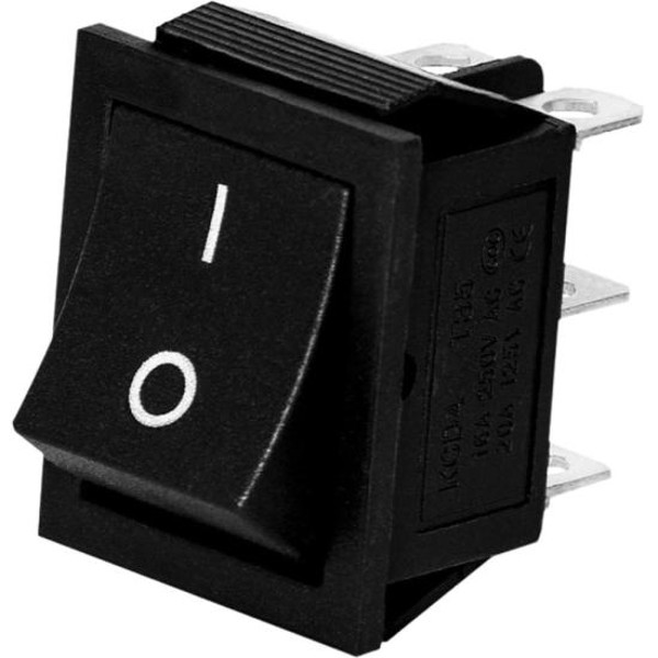 Chave Gangorra 6 Terminais Preto KCD4-202 Storm - PCT / 10