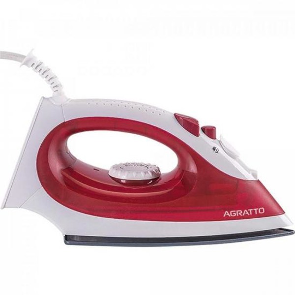 Ferro de Passar Vapor Agratto Bravo FC-02 Cerâmico Vermelho 220v