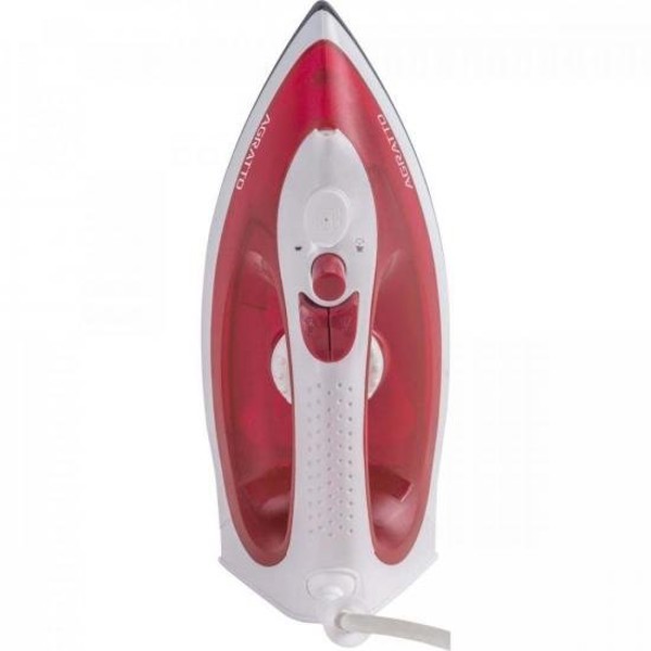 Ferro de Passar Vapor Agratto Bravo FC-02 Cerâmico Vermelho 220v