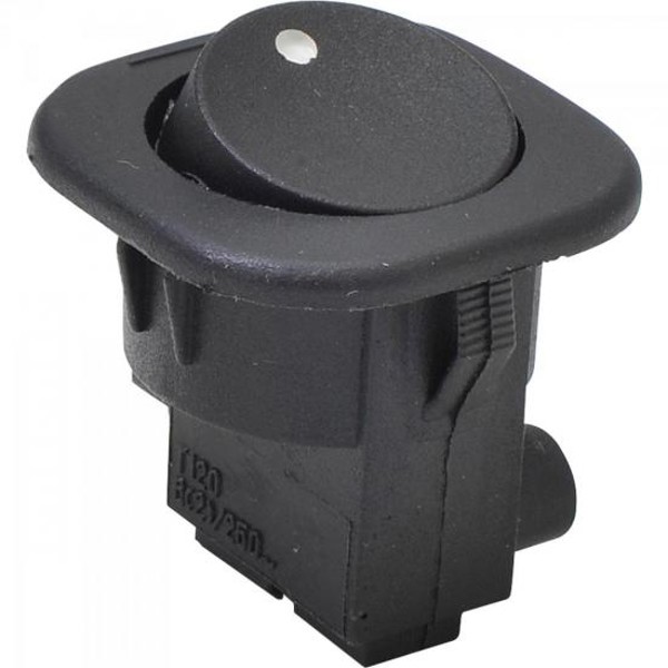 Chave Redonda On/Off 2 Polos CHVS0006 10A 125VAC GENÉRICO - PCT / 10