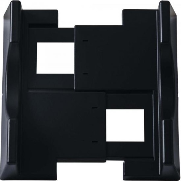 Suporte Para Gabinete Com Rodinhas Preto Masticmol