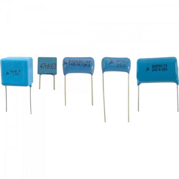 Condensador Poliéster 0,47/63V Radial Boxed EPCOS - PCT / 50