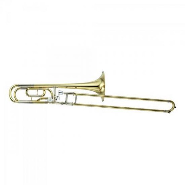 Trombone de Vara YAMAHA em Bb/F (Sí Bemol/Fá) YSL620 Dourado