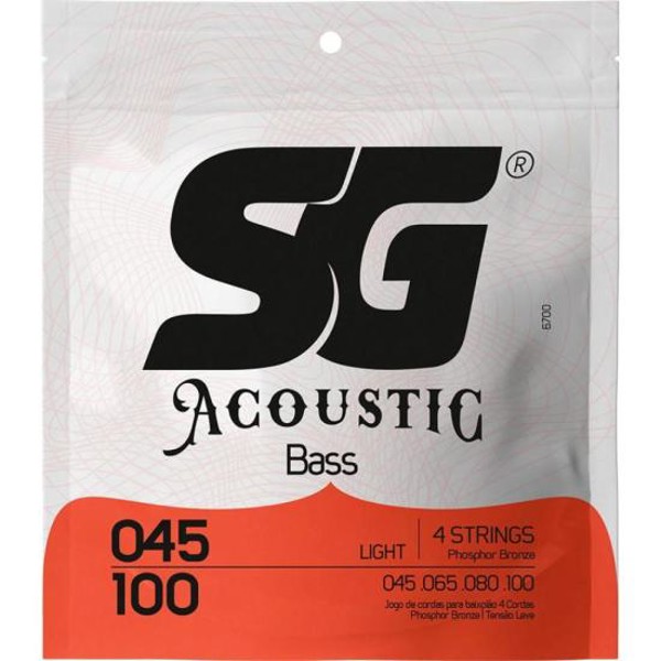 Encordoamento para Baixolão 4 Cordas .045 Bronze SG