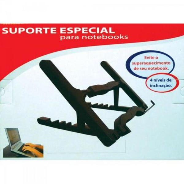 Suporte Para Notebook ST35 Preto Masticmol