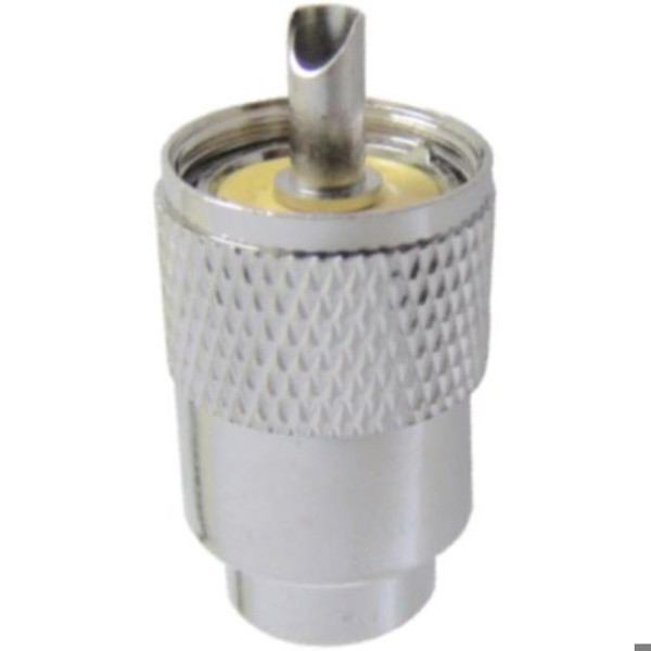 Conector KM1 Macho Para RG213/RG059 Com Redutor Genérico - PCT / 5