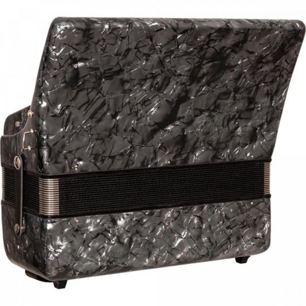 Acordeon Eagle EGA0780 80 Baixos Pearl Black