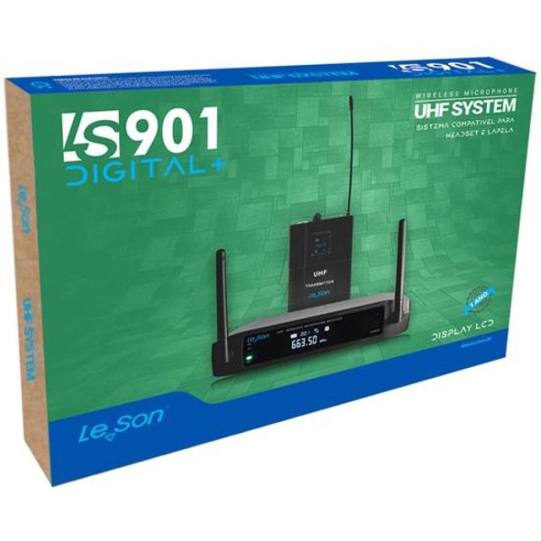 Microfone de Cabeça Sem Fio Leson LS901HD750 UHF SM58