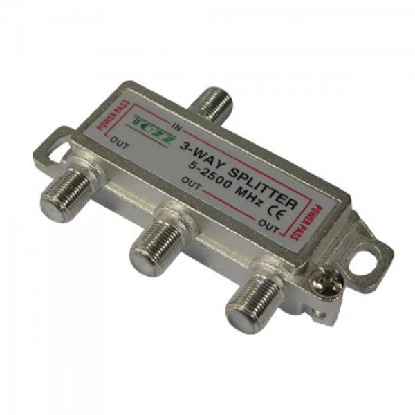 Divisor Satélite 1/3 5-2400 MHz Genérico - PCT / 10