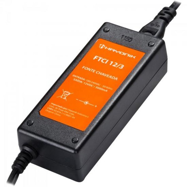 Fonte Chaveada Hayonik FTCI 12/312VDC 3A 36W P4 C+ Bivolt