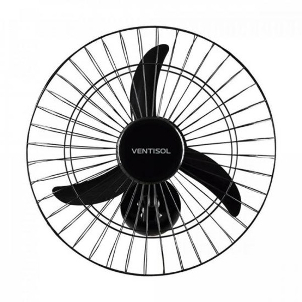 Ventilador de Parede 50cm 220V NEW PREMIUM Preto VENTISOL