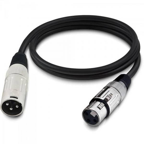 Cabo para Microfone Hayonik Player XLR(F) X XLR(M) 7m Preto