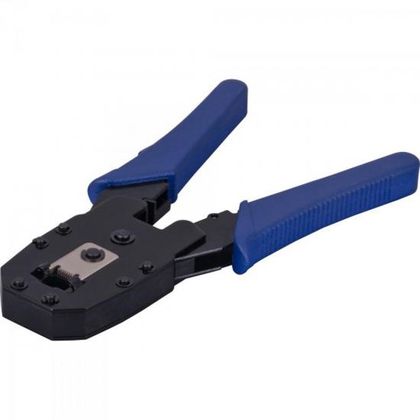 Alicate Para Crimpar RJ45/RJ12/RJ11 ALC01 Azul HYX