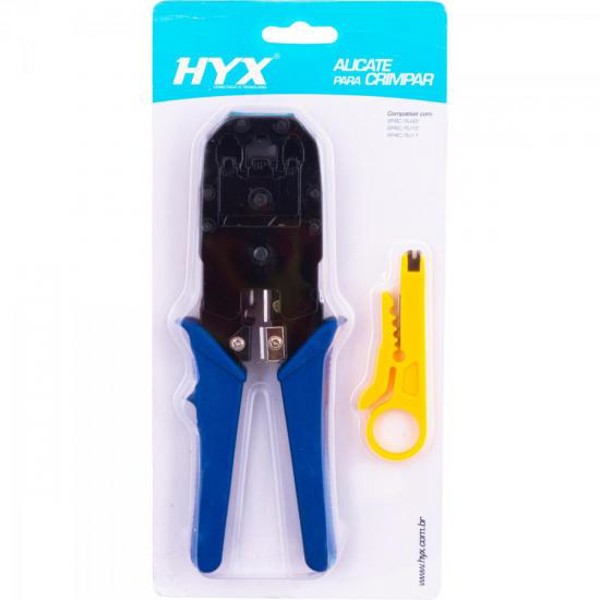 Alicate Para Crimpar RJ45/RJ12/RJ11 ALC01 Azul HYX