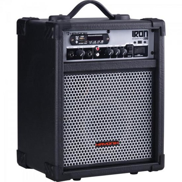 Caixa Multiuso Hayonik Iron 200 30W Bluetooth Preta