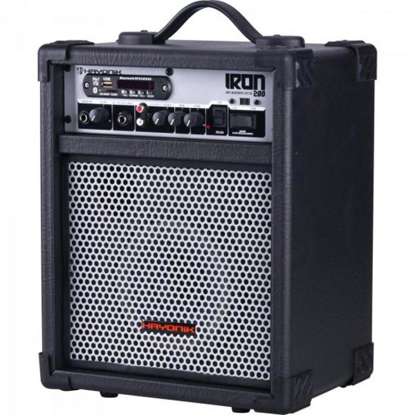 Caixa Multiuso Hayonik Iron 200 30W Bluetooth Preta
