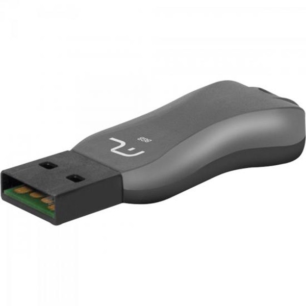Pen Drive Multilaser Titan PD60 8GB Preto/Chumbo